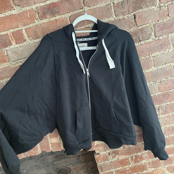 Mwl Airyterry Cocoon Hoodie Sweatshirt 